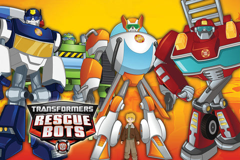 Poster Transformers Rescue Bots - Infantil