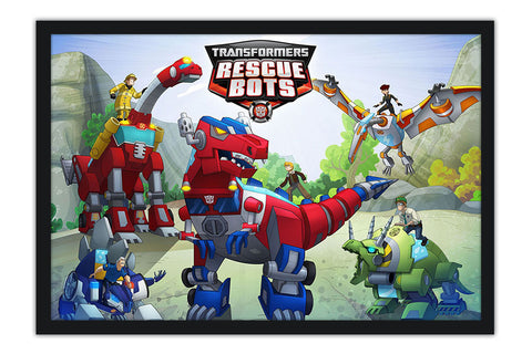 Poster Transformers Rescue Bots - Infantil