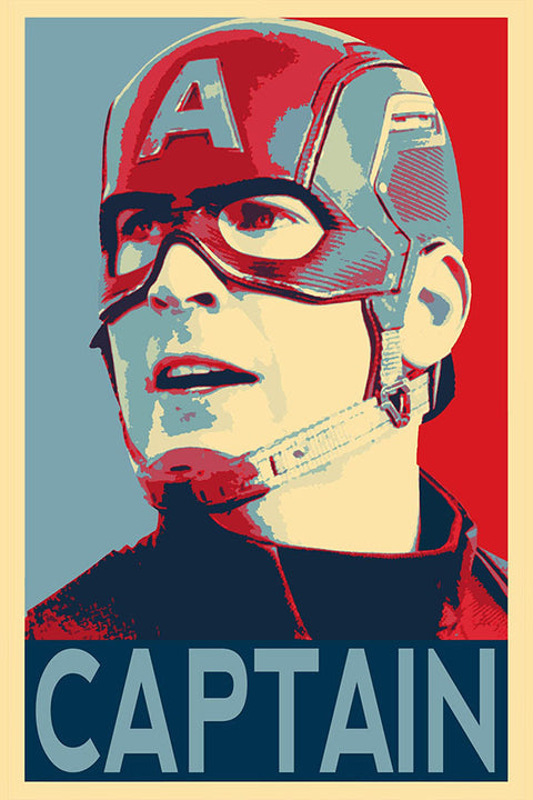 Poster Captain - Vingadores - Avengers - Filmes