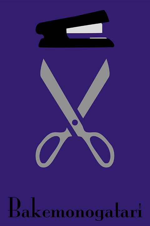 Poster Bakemonogatori - Minimalista - Filmes
