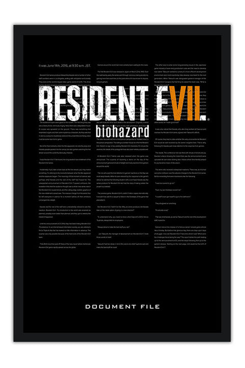 Poster Resident Evil 7 - Biohazard - Games