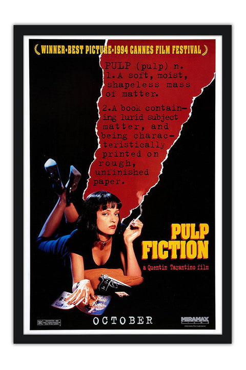 Poster Pulp Fiction - Tempos Violência - Versão 3 - Filmes