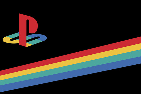 Poster Minimalista PS Video Game - Controle - Games