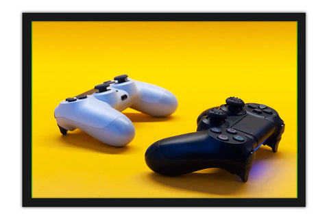 Poster Joystick PS Video Game - Controle - Games