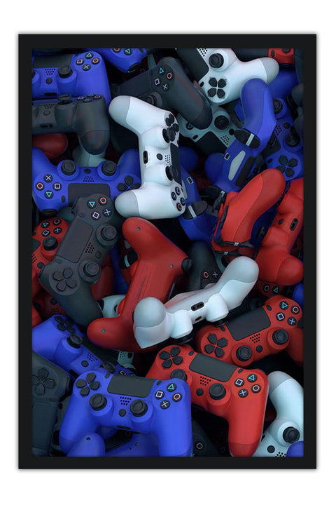 Poster Joysticks Video Game - Controle - Games