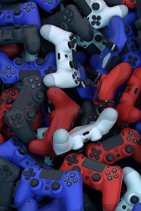 Poster Joysticks Video Game - Controle - Games