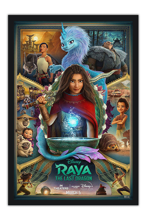 Poster Raya e o Último Dragão - Raya and the Last Dragon - Filmes - Infantil