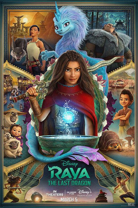 Poster Raya e o Último Dragão - Raya and the Last Dragon - Filmes - Infantil