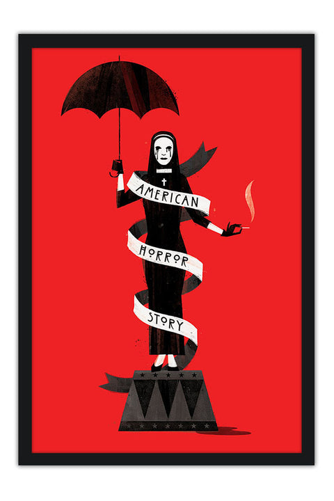 Poster American Horror Story - Asylum - História de Horror Americana - AHS - Séries