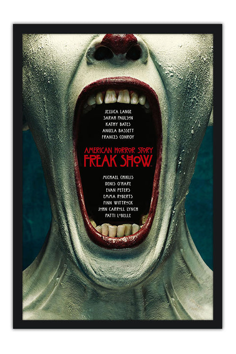 Poster American Horror Story - Freak Show - História de Horror Americana - AHS - Séries