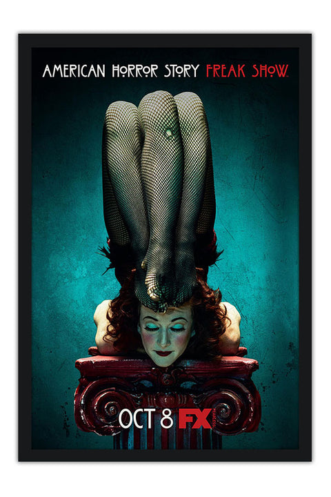 Poster American Horror Story - Freak Show - História de Horror Americana - AHS - Séries