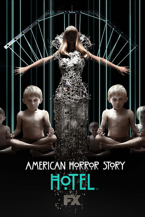 Poster American Horror Story - Hotel - História de Horror Americana - AHS - Séries