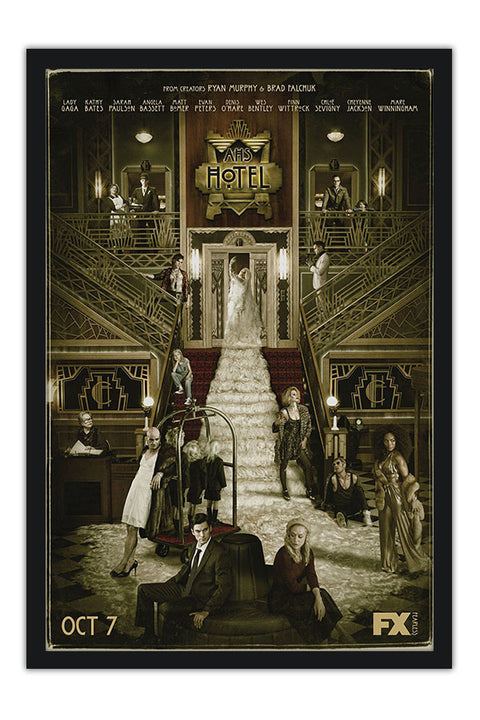 Poster American Horror Story - Hotel - História de Horror Americana - AHS - Séries