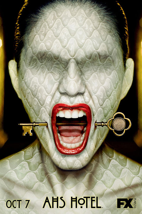 Poster American Horror Story - Hotel - História de Horror Americana - AHS - Séries