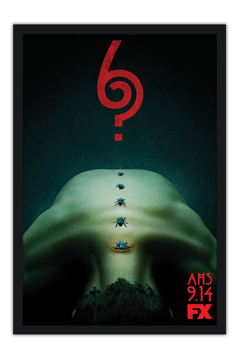 Poster American Horror Story - Roanoke - História de Horror Americana - AHS - Séries