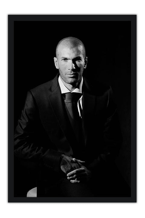 Poster Zinedine Zidane - Real Madrid - Futebol