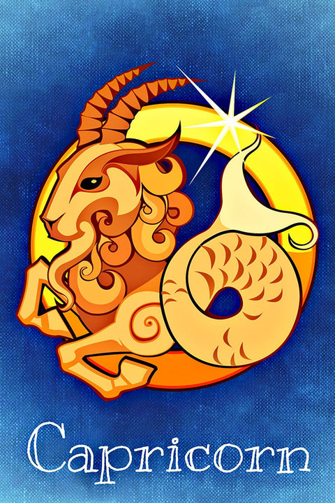 Poster Capricórnio - Zodíaco - Signos
