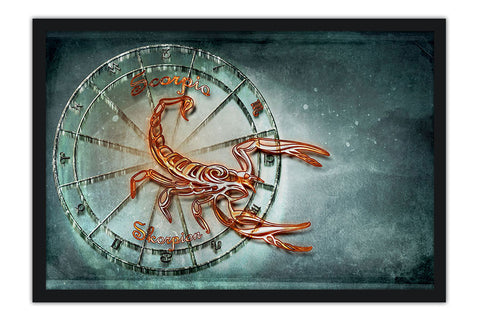 Poster Escorpião - Zodíaco - Signos