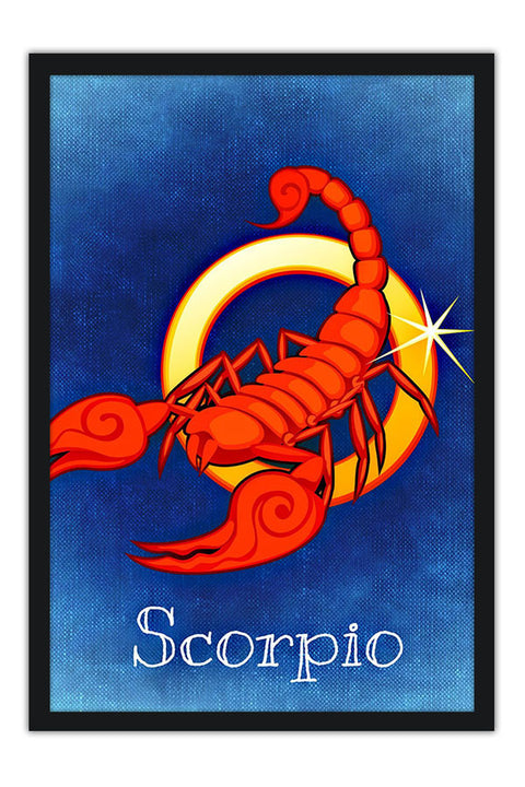Poster Escorpião - Zodíaco - Signos