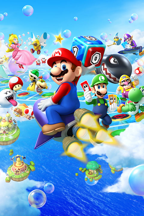 Poster Super Mario Party - Games