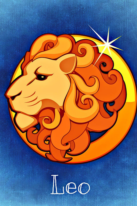 Poster Leão - Zodíaco - Signos