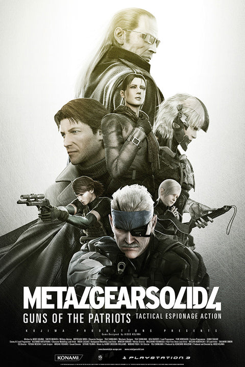 Poster Metal Gear Solid - Games