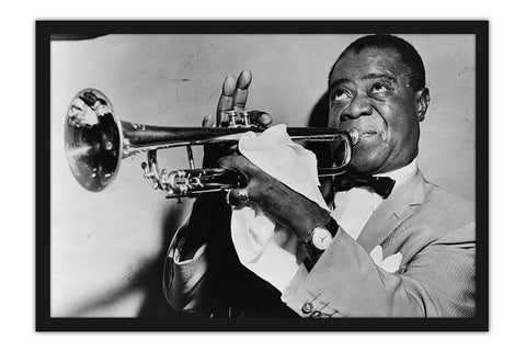 Poster Louis Armstrong - Jazz