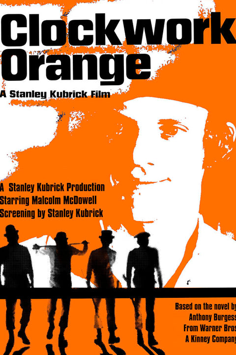 Poster Laranja Mecânica - Clockwork Orange - Stanley kubrick - Filmes