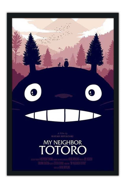 Poster Meu Amigo Totoro - Tonari No Totoro - Studio Ghibli - Infantil