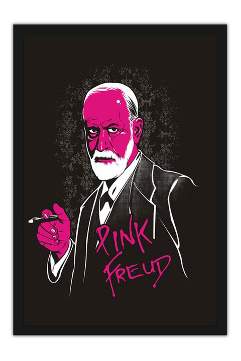 Poster Pink Freud - Paródia Pink Floyd E Sigmund Freud