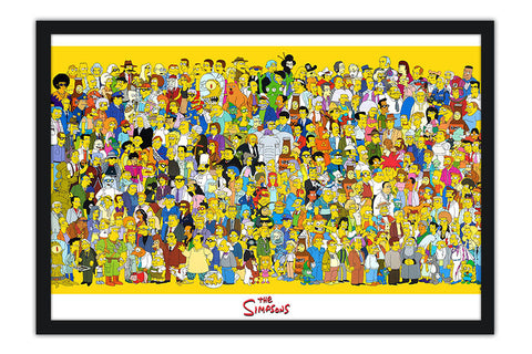 Poster Simpsons Personagens - Séries