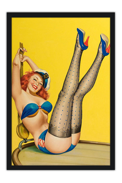 Poster Pin-up - Coleção - Retrô - Vintage