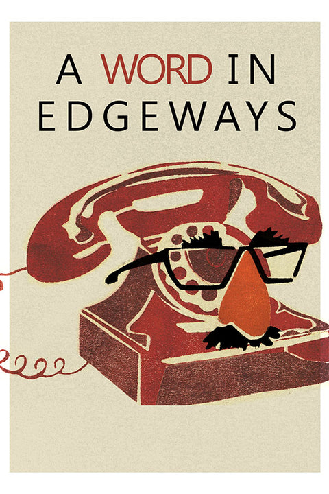 Poster A Word in Edgeways - Coleção - Retrô - Vintage