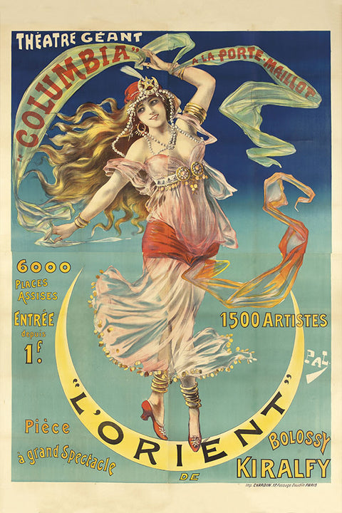 Poster L'Orient - Coleção - Retrô - Vintage