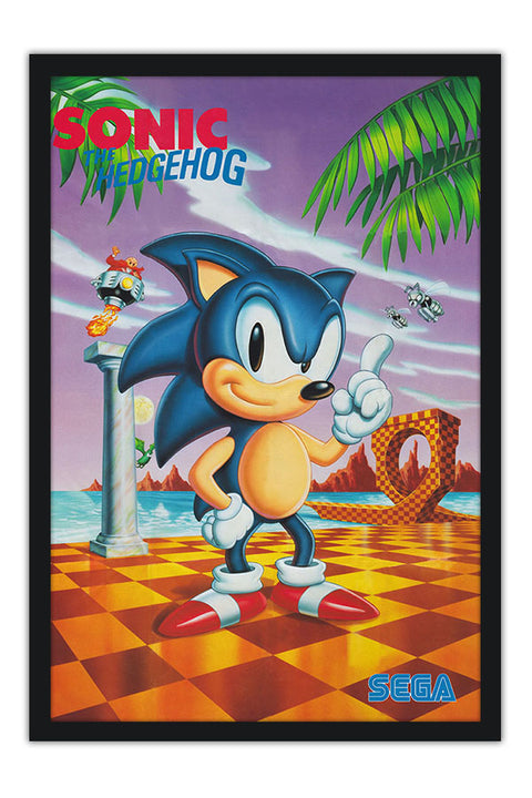 Poster Sonic Clássico - Games
