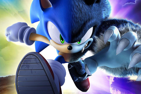 Poster Sonic Unleashed - Games