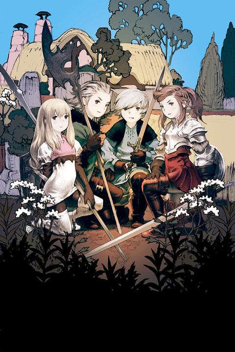 Poster Final Fantasy Gaiden - Four Warriors of Light - Games