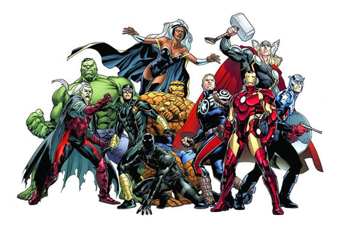 Poster Vingadores - Avengers - Comics - Quadrinhos - Hq