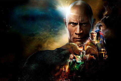 Poster Adao Negro - Black Adam - DC Comics - Filmes