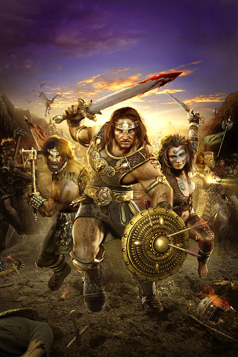Poster Age of Conan Hyborian Adventures - Games