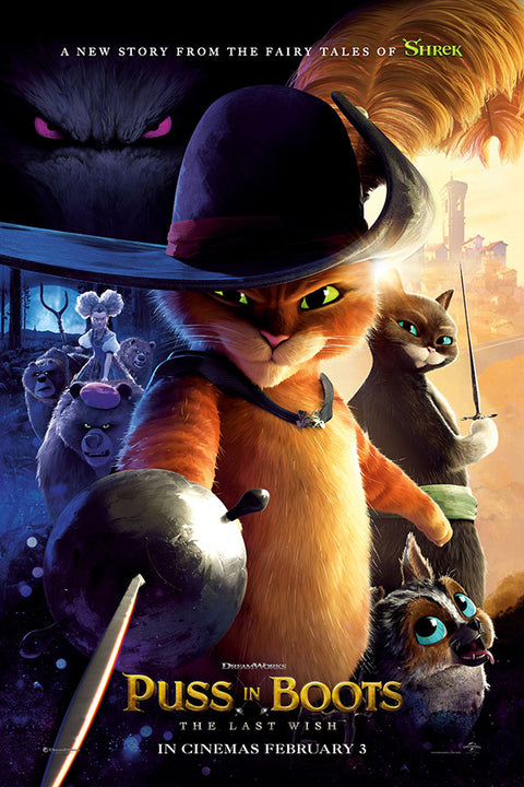 Poster Gato de Botas 2 - O Último Pedido - Infantil - Filmes