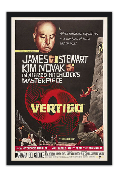 Poster Vertigo - Um Corpo que Cai - Alfred Hitchcock - Filmes