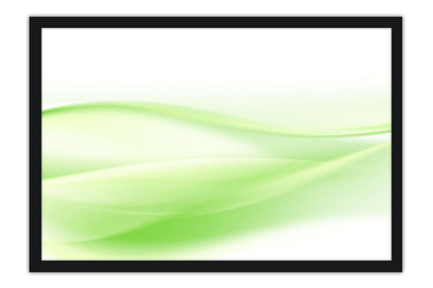 Poster Abstrato - Verde - Ondas - Colors - Decoração