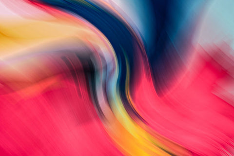 Poster Abstrato - Colorido - Ondas - Colors - Decoração