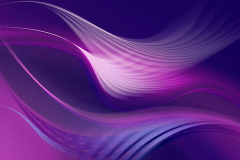 Poster Abstrato - Roxo - Ondas - Colors - Decoração