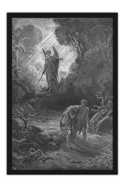 Poster Gustave Dore - Fall From Grace - Obras de Arte