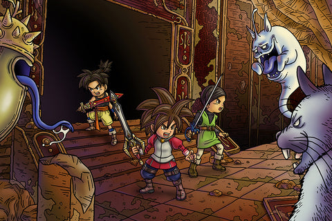 Poster Blue Dragon Awakened Shadow - Games