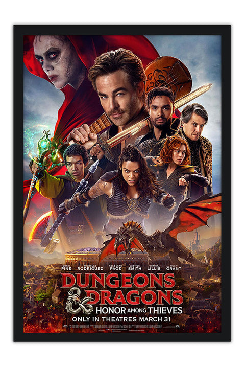 Poster Dungeons And Dragons - Honor Among Thieves - Honra Entre Rebeldes - Filmes
