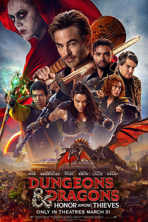Poster Dungeons And Dragons - Honor Among Thieves - Honra Entre Rebeldes - Filmes