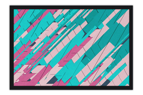 Poster Abstrato - Linhas Coloridas - Arte Decorativa